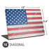 American Flag Distressed Universal Laptop 16in (13 x 9.4in) Skin